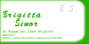 brigitta simor business card